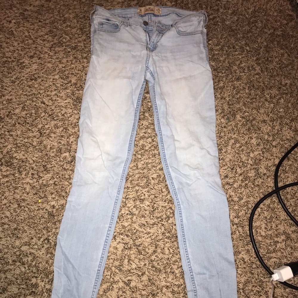Light Blue Hollister Skinny Jeans $8